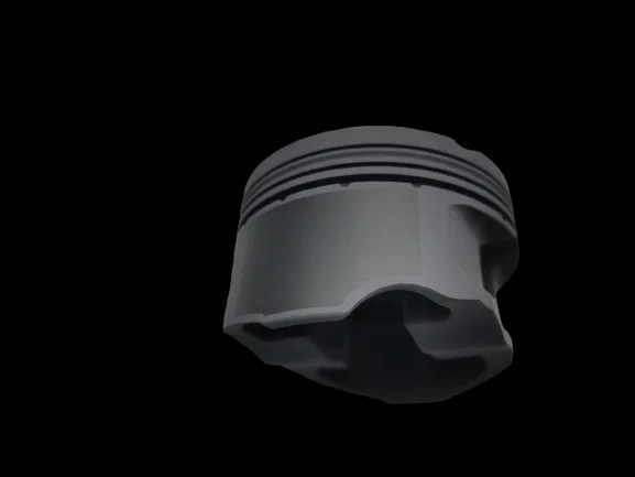 82.5mm 9.5 Compression Ratio Forged Piston with Double Coating for High Performance Engine
